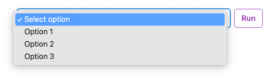 Action: Dropdown
