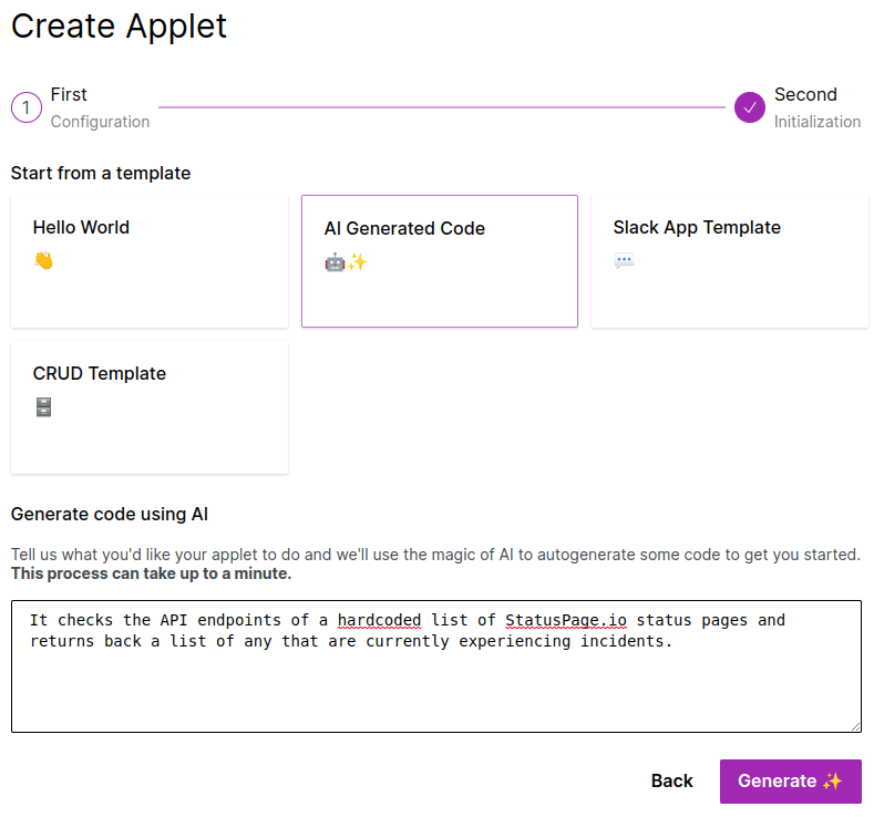 AI Generated Code - Prompt