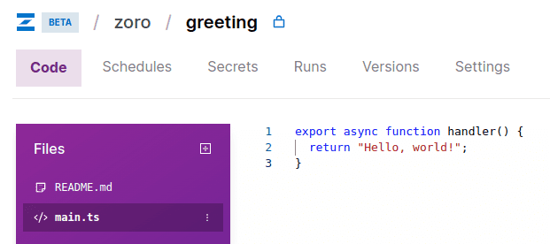 Greeting Code