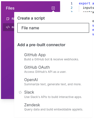 Add the Slack Connector