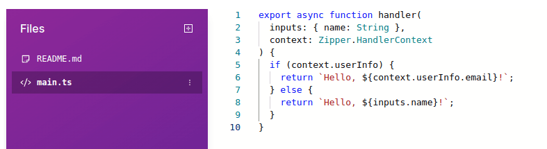 Greeting Applet Code with Context