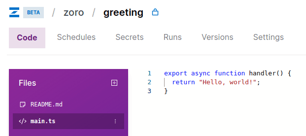 Greeting Code
